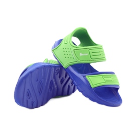 American Club sandals for water blue green 3