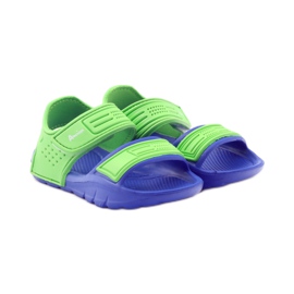 American Club sandals for water blue green 4