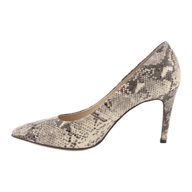 Animal Pumps on a pin Anis 4716 python beige 1
