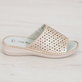 J. Star Light Comfortable Slippers golden 2