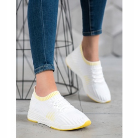 SHELOVET Textile Slip-On Shoes white 1 SHELOVET Textile Slip-On Shoes white 1