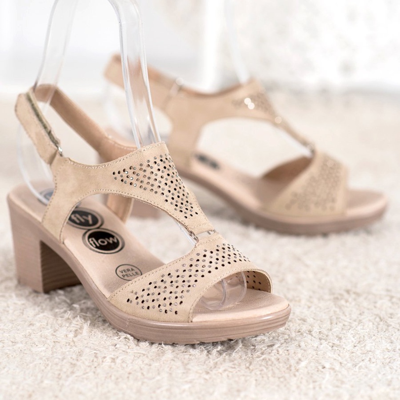 SHELOVET Comfortable Velcro sandals brown 1 SHELOVET Comfortable Velcro sandals brown 1