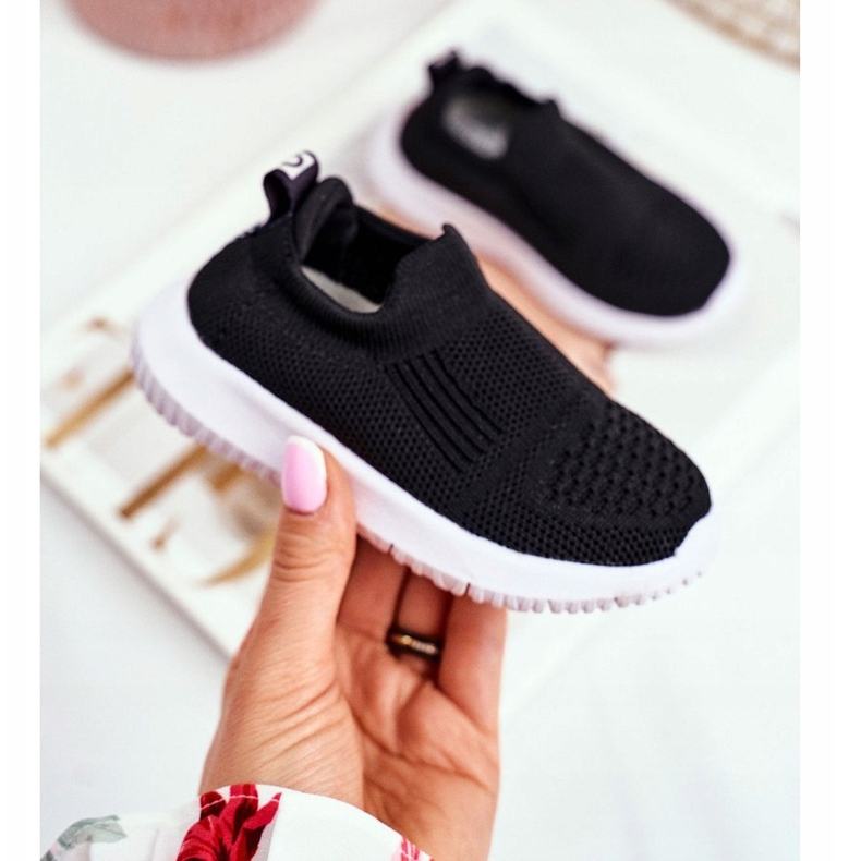Apawwa Sport Children's Shoes Slip-On Black Eltros 1