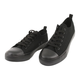 American Club Women's sneakers tied LH17/22 black 2 American Club Women's sneakers tied LH17/22 black 2