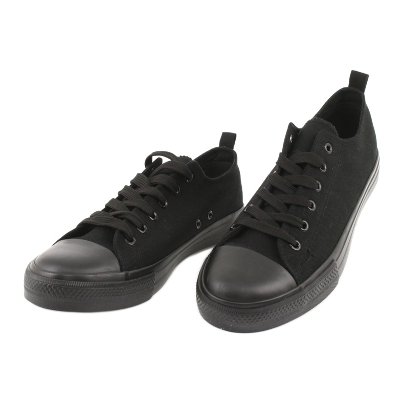 American Club Women's sneakers tied LH17/22 black 2 American Club Women's sneakers tied LH17/22 black 2