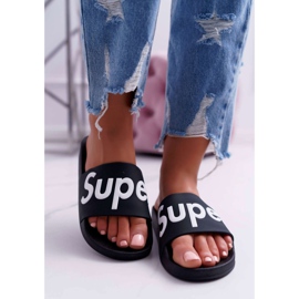 SEA Women's Black Slippers Super Losaria 2 SEA Women's Black Slippers Super Losaria 2