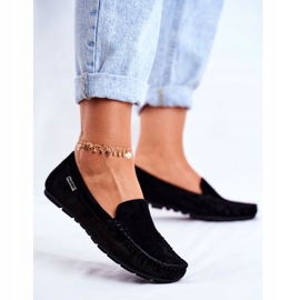 Vinceza Women's Loafers Suede Leather Black Papito 1 Vinceza Women's Loafers Suede Leather Black Papito 1