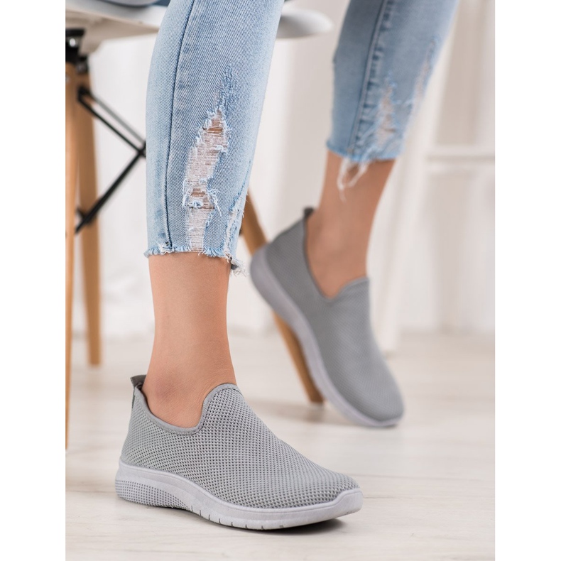 Super Mode Slip-on Sports Shoes grey 2 Super Mode Slip-on Sports Shoes grey 2