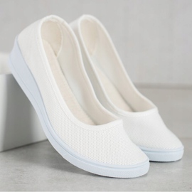 SHELOVET White Casual Ballerinas 2 SHELOVET White Casual Ballerinas 2