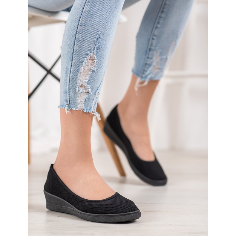 SHELOVET Black Casual Ballerinas 2 SHELOVET Black Casual Ballerinas 2