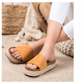 SHELOVET Espadrilles Slippers With Glitter brown 2 SHELOVET Espadrilles Slippers With Glitter brown 2
