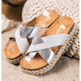 SHELOVET Slippers On The Platform grey 1