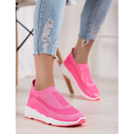 Slip-on Pink Sneakers 1