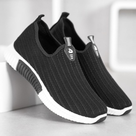 SHELOVET Openwork Sport Shoes black 2