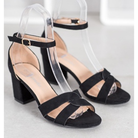 Mannika Suede sandals black 1