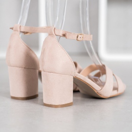 Mannika Suede sandals brown 1