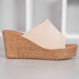 Renda High-heeled sandals brown 1