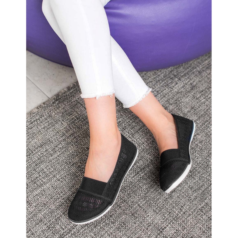 Bona Slip-on Openwork Shoes black 2