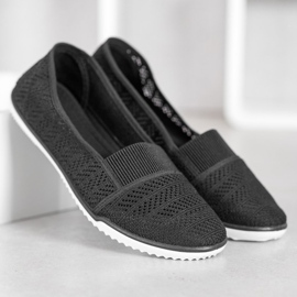 Bona Slip-on Openwork Shoes black 1