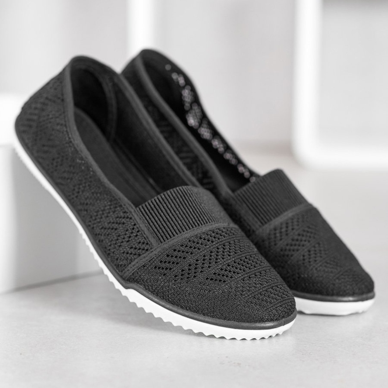Bona Slip-on Openwork Shoes black 1