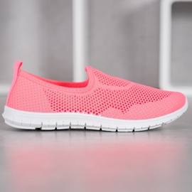 Bona Openwork Slipons pink 1