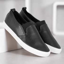 Bona Eco Leather Slipons black 1