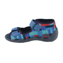 Befado children's shoes 250P094 red navy blue blue multicolored 2