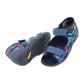 Befado children's shoes 250P094 red navy blue blue multicolored 4