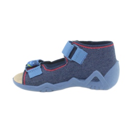 Befado yellow children's shoes 350P005 navy blue 2