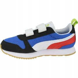 Puma R78 V Ps Jr 373617-03 white black red blue 1