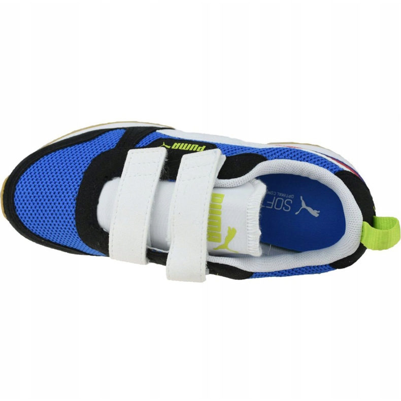 Puma R78 V Ps Jr 373617-03 white black red blue 2