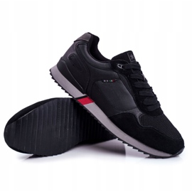 EVE Men's Sport Shoes Suede Leather Black Fonsi 6
