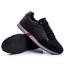 EVE Men's Sport Shoes Suede Leather Black Fonsi 3