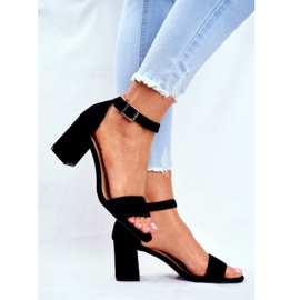 Vinceza Women's Suede Sandals Black More and More! 2