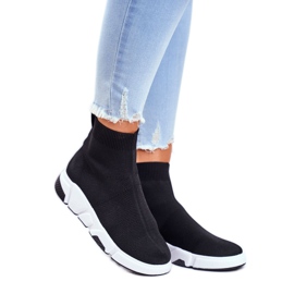 Women's Sport Shoes High Sock Black Time To Rock 1