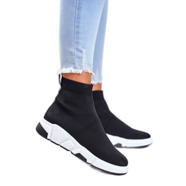 Women's Sport Shoes High Sock Black Time To Rock 2