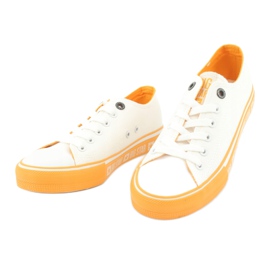 Big Star FF274234 yellow sole sneakers, white 2