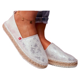 Big star espadrilles 274A514 silver grey 2