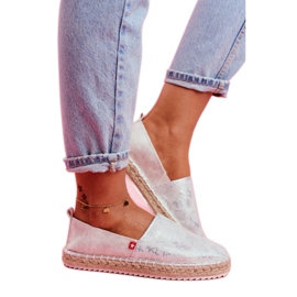 Big star espadrilles 274A514 silver grey 1