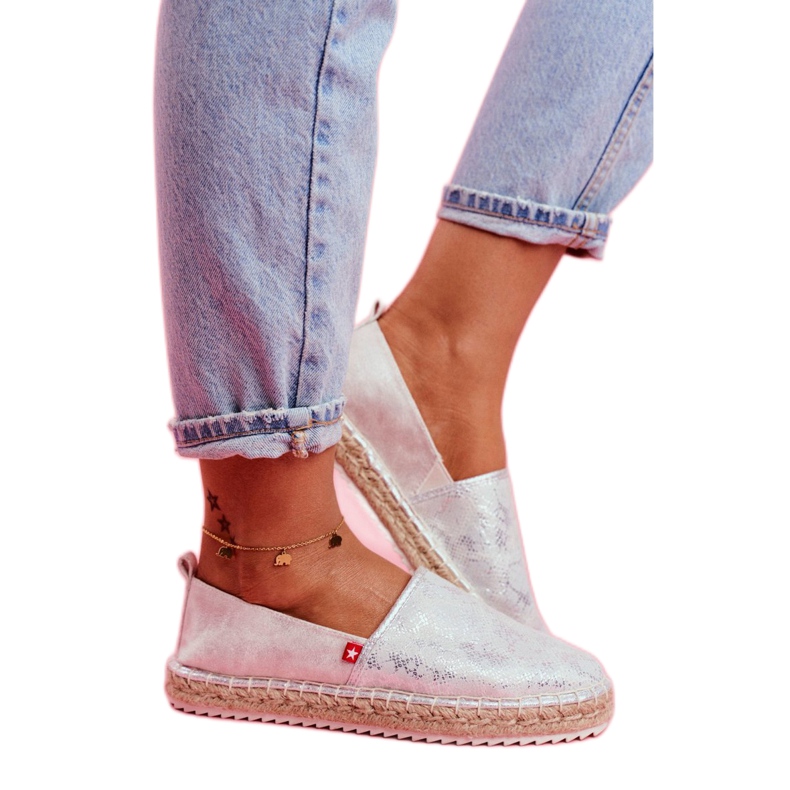 Big star espadrilles 274A514 silver grey 1