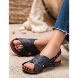 Kylie Spotted Sandals black 1