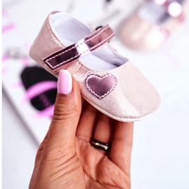 Apawwa Children's Sneakers Velcro Baptism Pink Bellawa 2