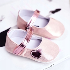 Apawwa Children's Sneakers Velcro Baptism Pink Bellawa 1