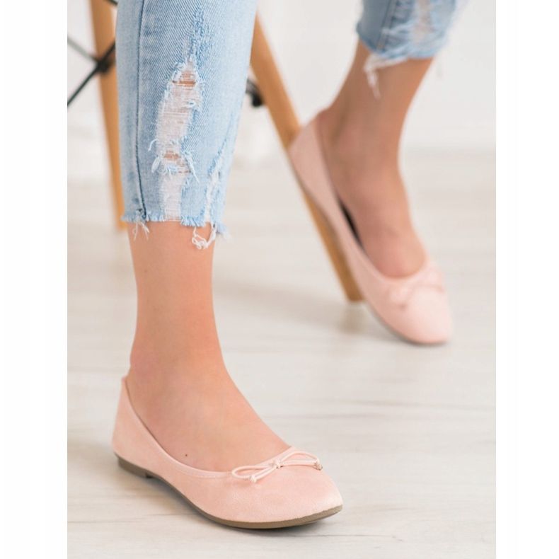 Diamantique Casual Suede Ballerinas multicolored pink 1