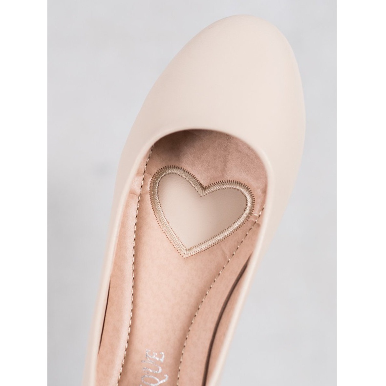 Diamantique Beige ballerinas 1