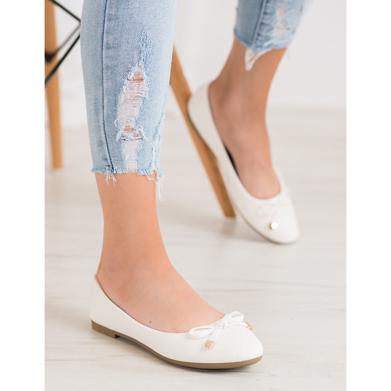 Diamantique Classic white ballerinas 1 Diamantique Classic white ballerinas 1