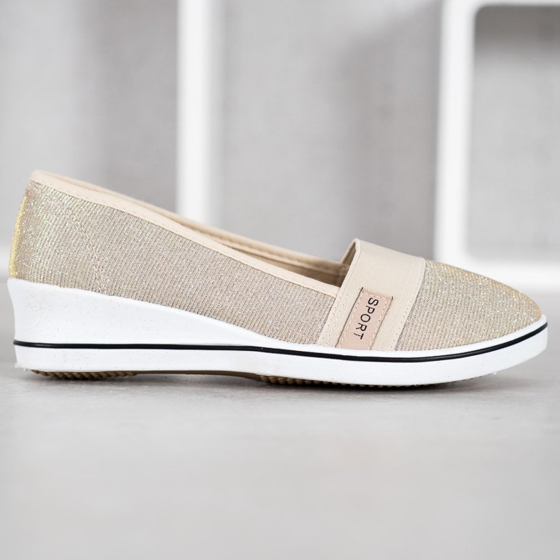 SDS Slip-on Ballerinas With Glitter yellow 2