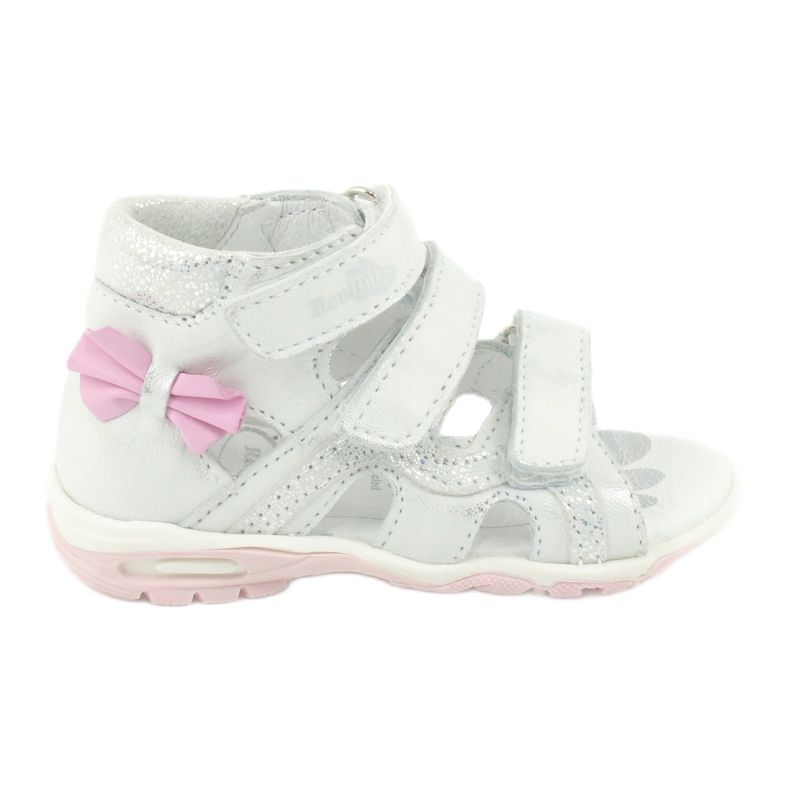 Ren shoe sandals with a bow 1489 white silver -plated Ren BUT 2