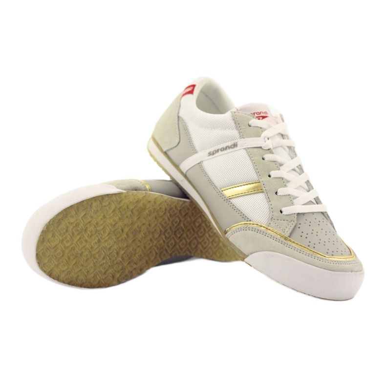Sprandi 8042 gold sports shoes beige white grey 4 Sprandi 8042 gold sports shoes beige white grey 4