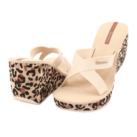 Ipanema 82856 women's wedge slippers brown multicolored 3